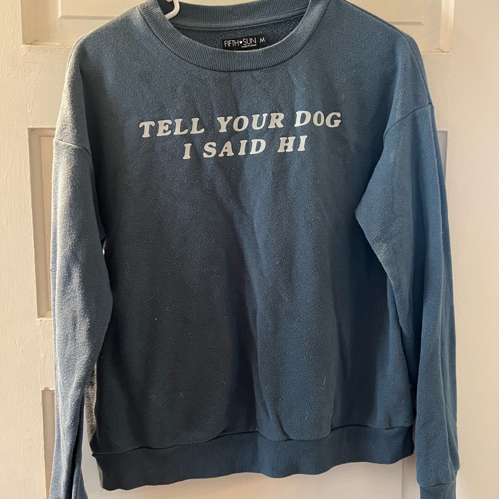 Fifth Sun Gray Dog Graphic Tee